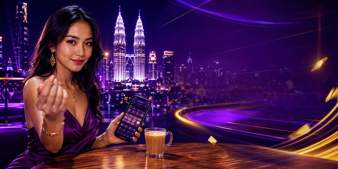 Pengguna Kuala Lumpur mengakses platform kasino mudah alih 400k melalui telefon pintar bergaya Melayu